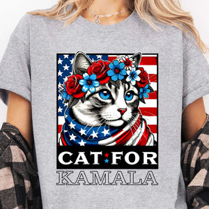 Cats For Kamala Shirt | Kamala Harris 2024 President Shirt | Democrat Shirt Bright T1478 - KH2