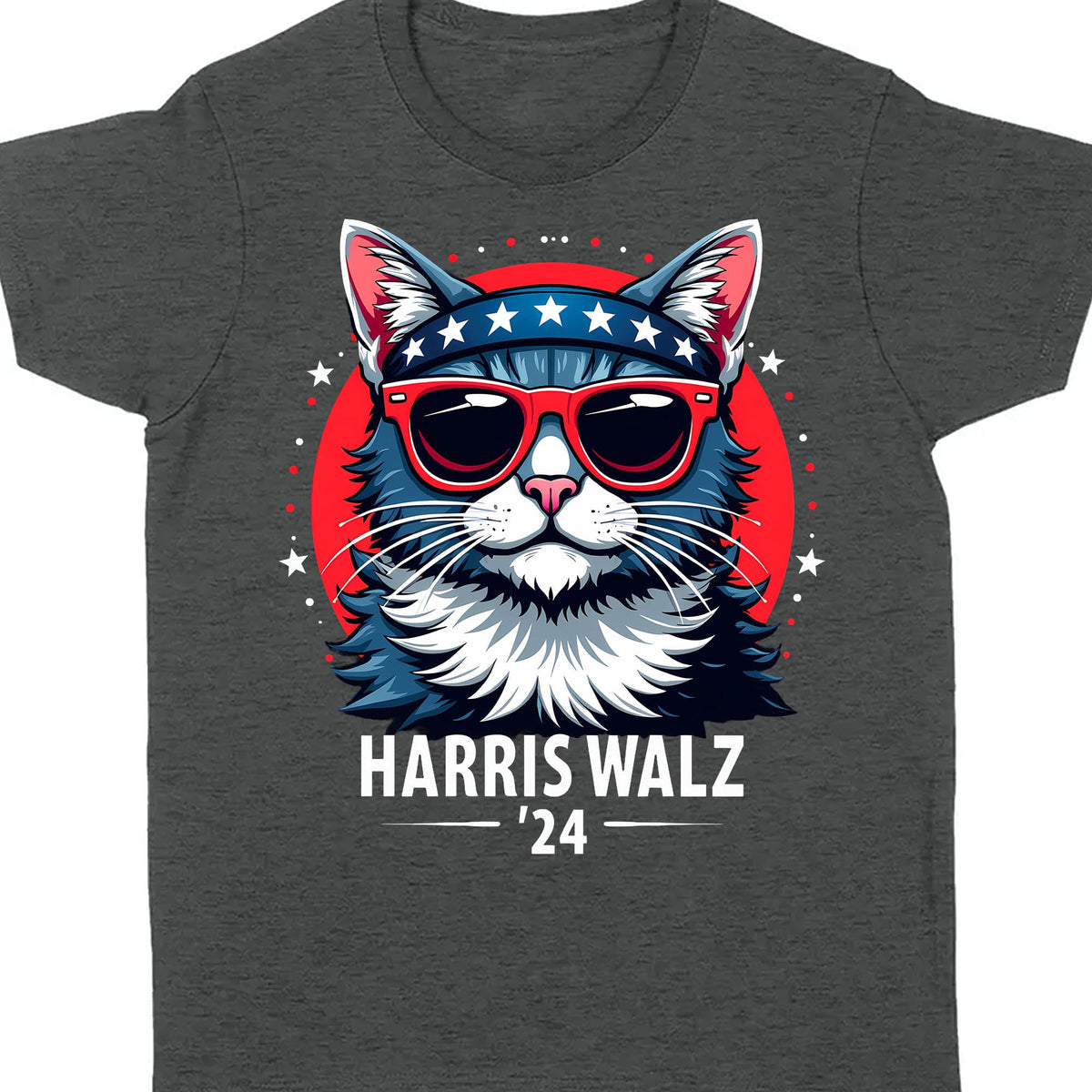 Harris Walz 2024 Shirt | Kamala Harris 2024 Shirt | Democrat Shirt Dark K1484 - KH2