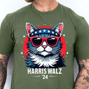 Harris Walz 2024 Shirt | Kamala Harris 2024 Shirt | Democrat Shirt Dark K1484 - KH2