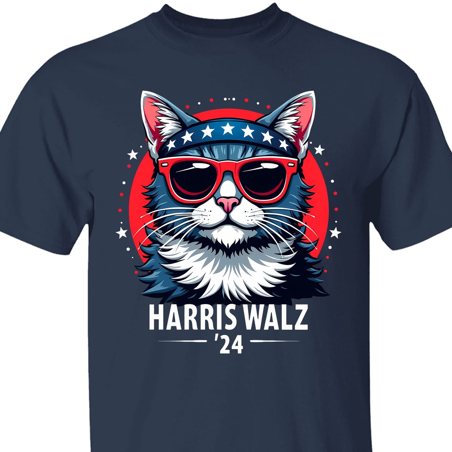 Harris Walz 2024 Shirt | Kamala Harris 2024 Shirt | Democrat Shirt Dark K1484 - KH2
