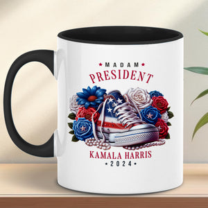 President Kamala Harris Mug | Kamala Harris 2024 Mug | Democrat White Mug K1486 - KH2