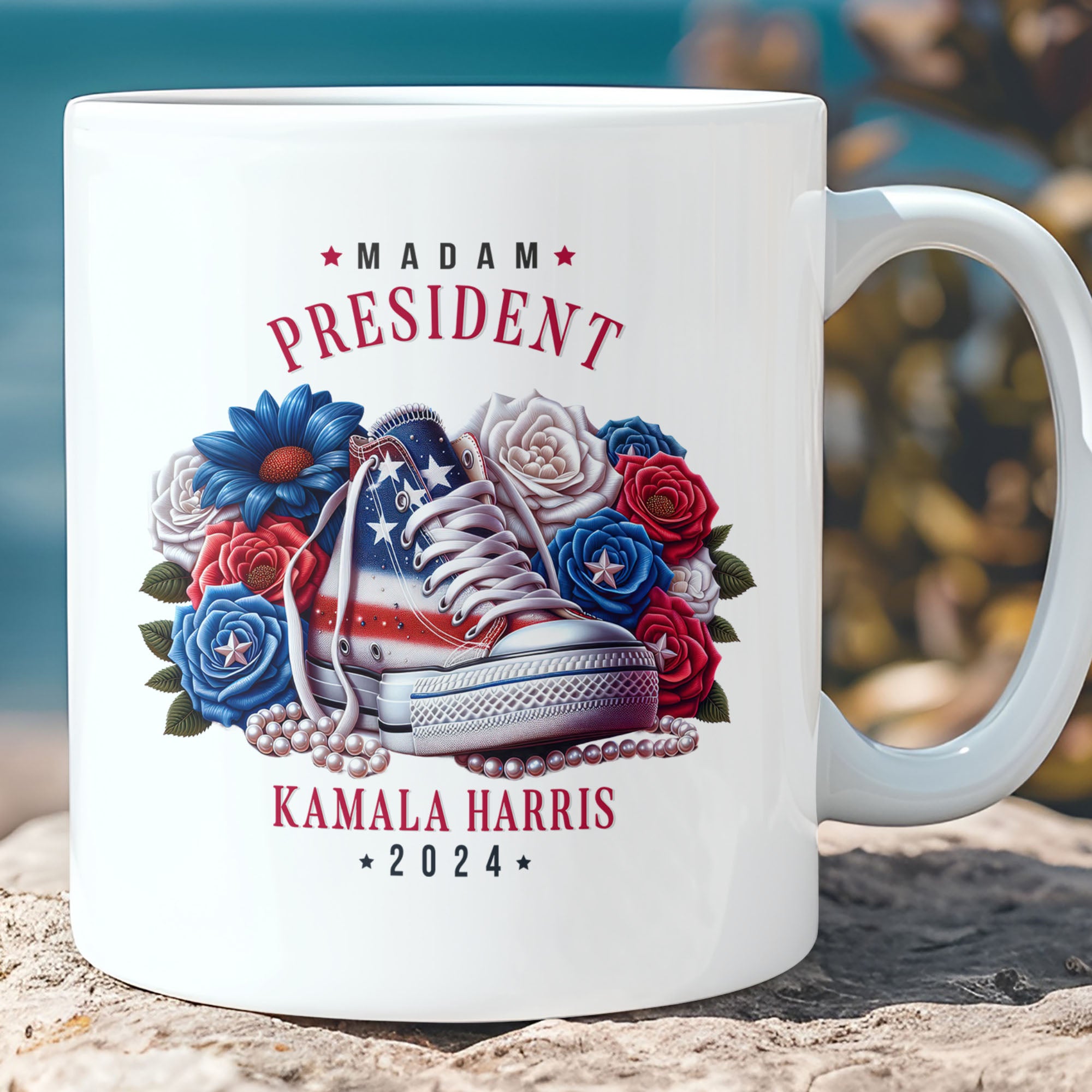 President Kamala Harris Mug | Kamala Harris 2024 Mug | Democrat White Mug K1486 - KH2