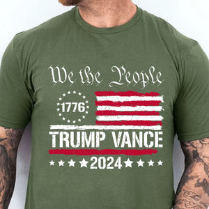 We The People Trump Vance Shirt | Donald Trump 2024 Shirt | Trump Supporters Shirt Dark K1493 - GOP