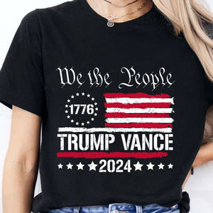 We The People Trump Vance Shirt | Donald Trump 2024 Shirt | Trump Supporters Shirt Dark K1493 - GOP