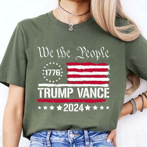 We The People Trump Vance Shirt | Donald Trump 2024 Shirt | Trump Supporters Shirt Dark K1493 - GOP