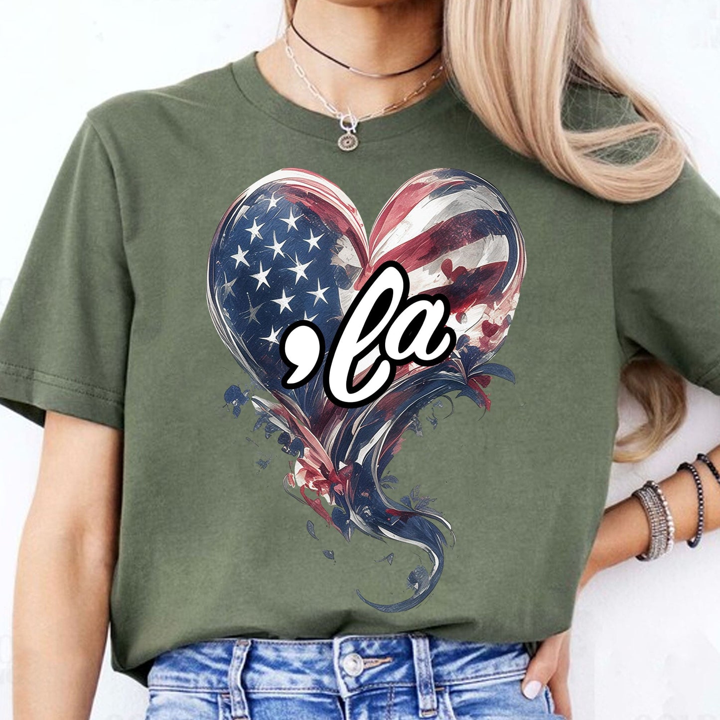 La Kamala Heart Shirt | Democrat Shirt | Kamala Harris 2024 Shirt Dark T1516 - KH2