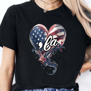 La Kamala Heart Shirt | Democrat Shirt | Kamala Harris 2024 Shirt Dark T1516 - KH2