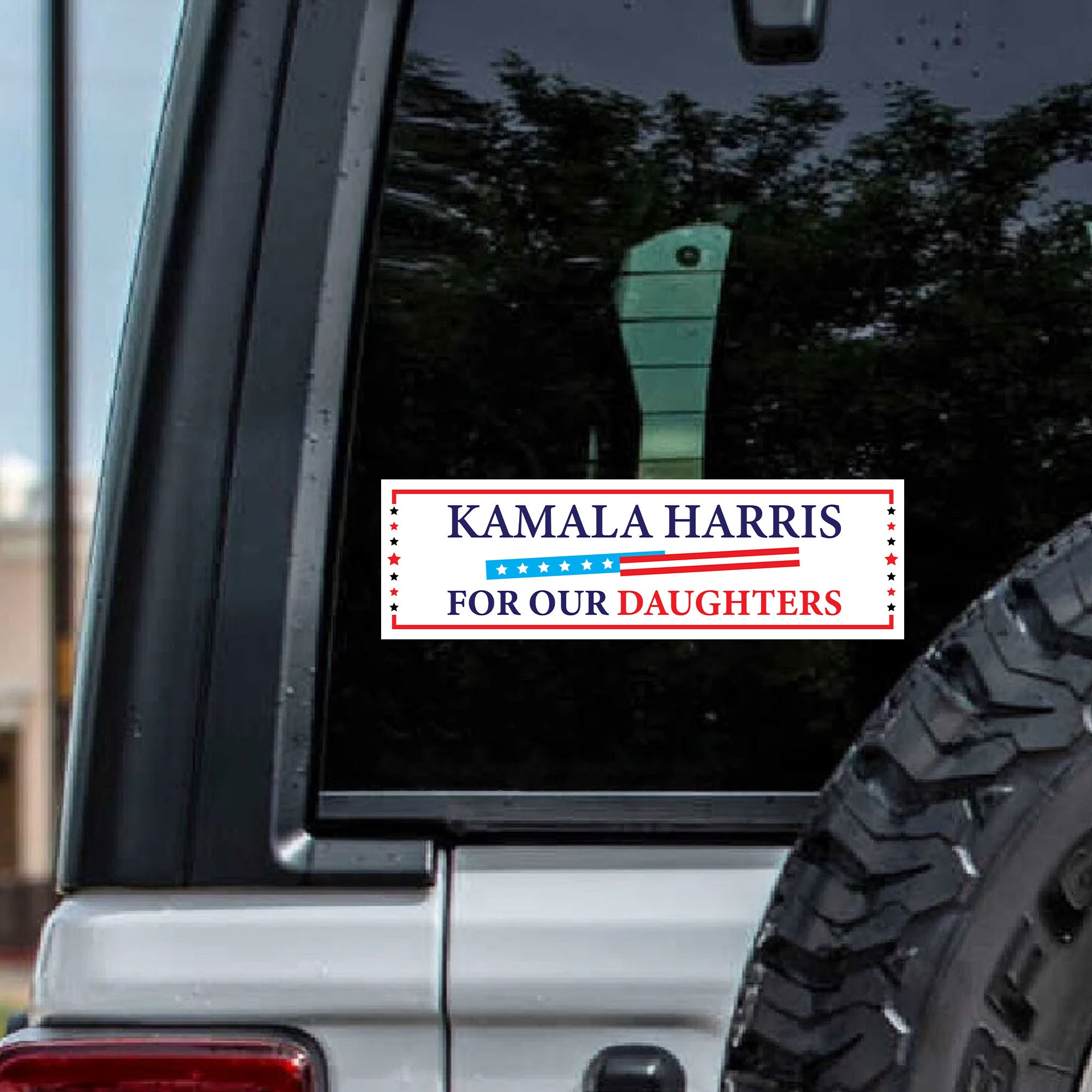 Kamala Harris For Our Daughters Decal | Kamala Harris 2024 Car Decal | Democrat Stickers T1526 - KH2