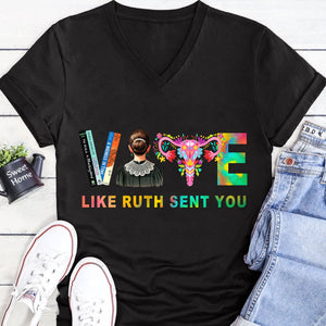 Vote Like Ruth Sent You Shirt | Democrat Shirt | Kamala Harris 2024 Shirt Dark T1541 - KH2