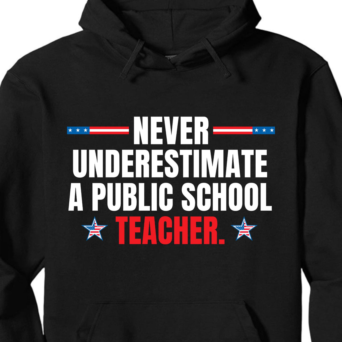 Never Underestimate A Public School Teacher Shirt | Kamala Harris 2024 Shirt | Democrat Shirt Dark T1550 - KH2