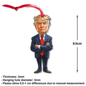 Make America Great Again, Trump's Signature Pose, Christmas Trump Acrylic Ornament | Perfect for Car & Christmas Tree Decor T1555 - GOP