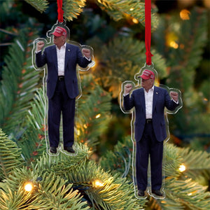 Trump Dancing Acrylic Ornament, Perfect for Car & Christmas Tree Decor 681464 - GOP