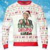 Trump I'll Be Home For Christmas Sweater, Trump 2024 Christmas All-Over-Printed Sweatshirt T1559 - GOP