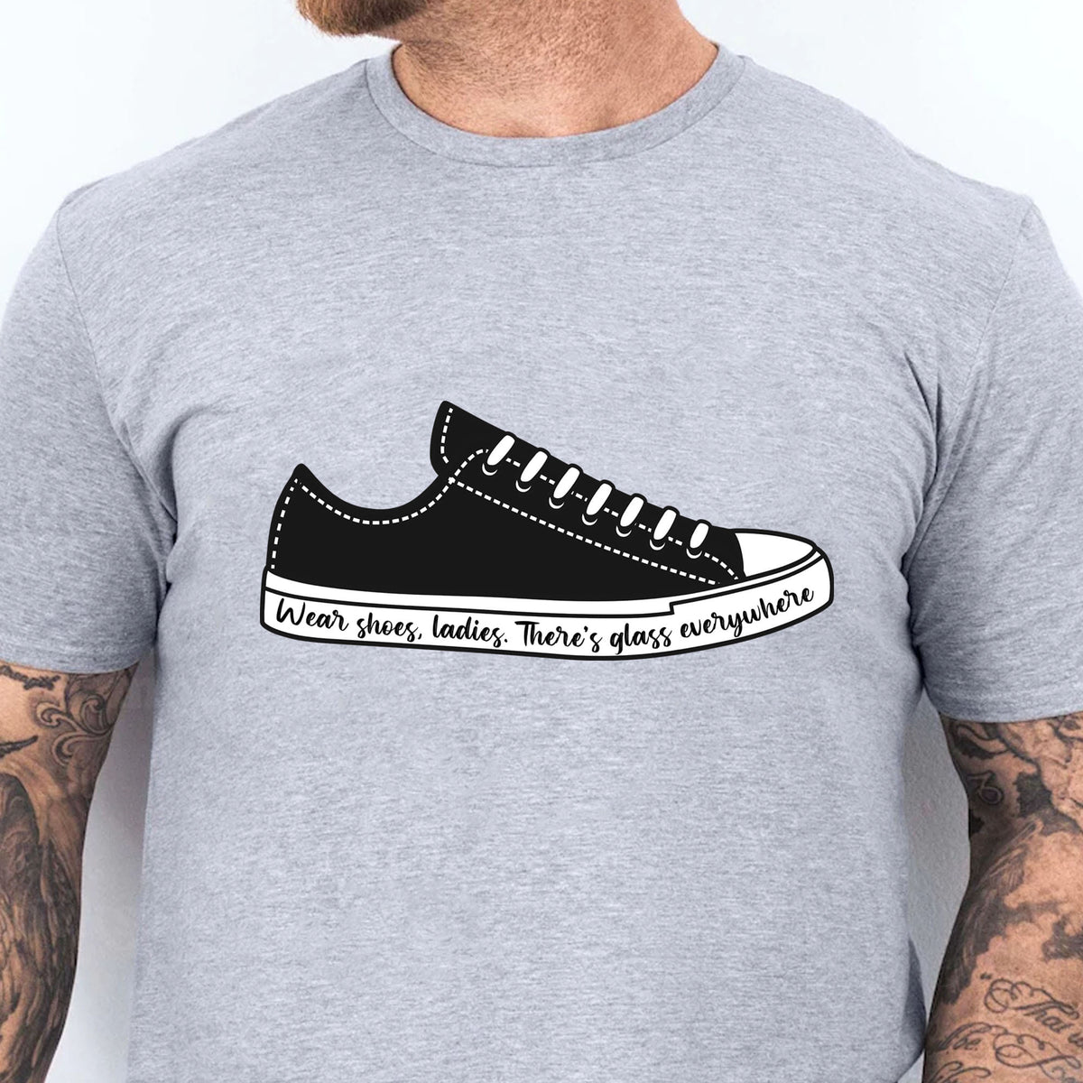 Wear Shoes Ladies There's Everywhere Shirt | Kamala Harris 2024 Shirt | Democrat Shirt Bright T1561 - KH2