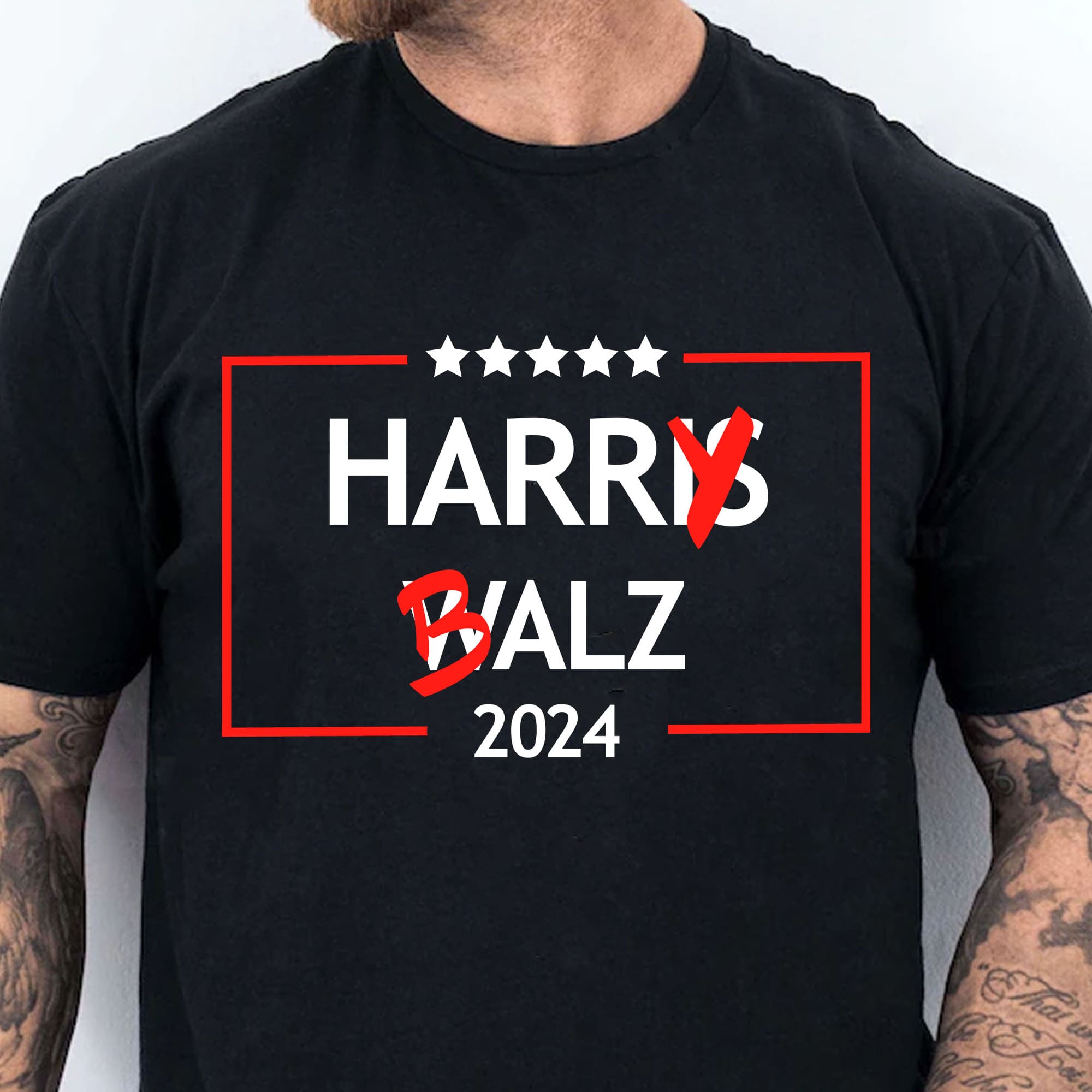 Harry Balz 2024 Shirt | Funny Political 2024 Shirt | Harris Walz Shirt | Kamala Harris 2024 Shirt Dark T1571 - KH2