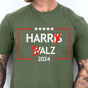 Harry Balz 2024 Shirt | Funny Political 2024 Shirt | Harris Walz Shirt | Kamala Harris 2024 Shirt Dark T1571 - KH2