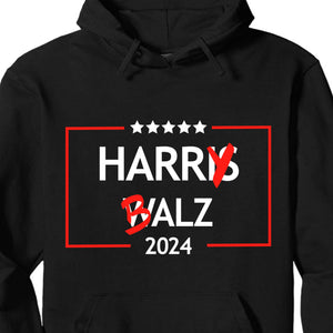 Harry Balz 2024 Shirt | Funny Political 2024 Shirt | Harris Walz Shirt | Kamala Harris 2024 Shirt Dark T1571 - KH2