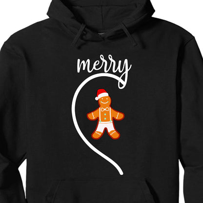 Merry Christmas Couple Matching Christmas Shirt, Personalized Custom Couple Sweatshirt T1583