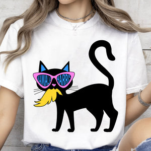 Kamala Harris Cat Eating Trump Hair Shirt | Kamala Harris 2024 Shirt | Democrat Shirt Bright T1584 - KH2