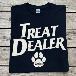 Treat Dealer Shirt, Dog Lovers Shirt, Personalized Custom Photo Dog Cat Shirt T1607