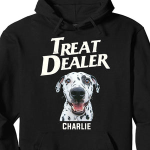 Treat Dealer Shirt, Dog Lovers Shirt, Personalized Custom Photo Dog Cat Shirt T1607