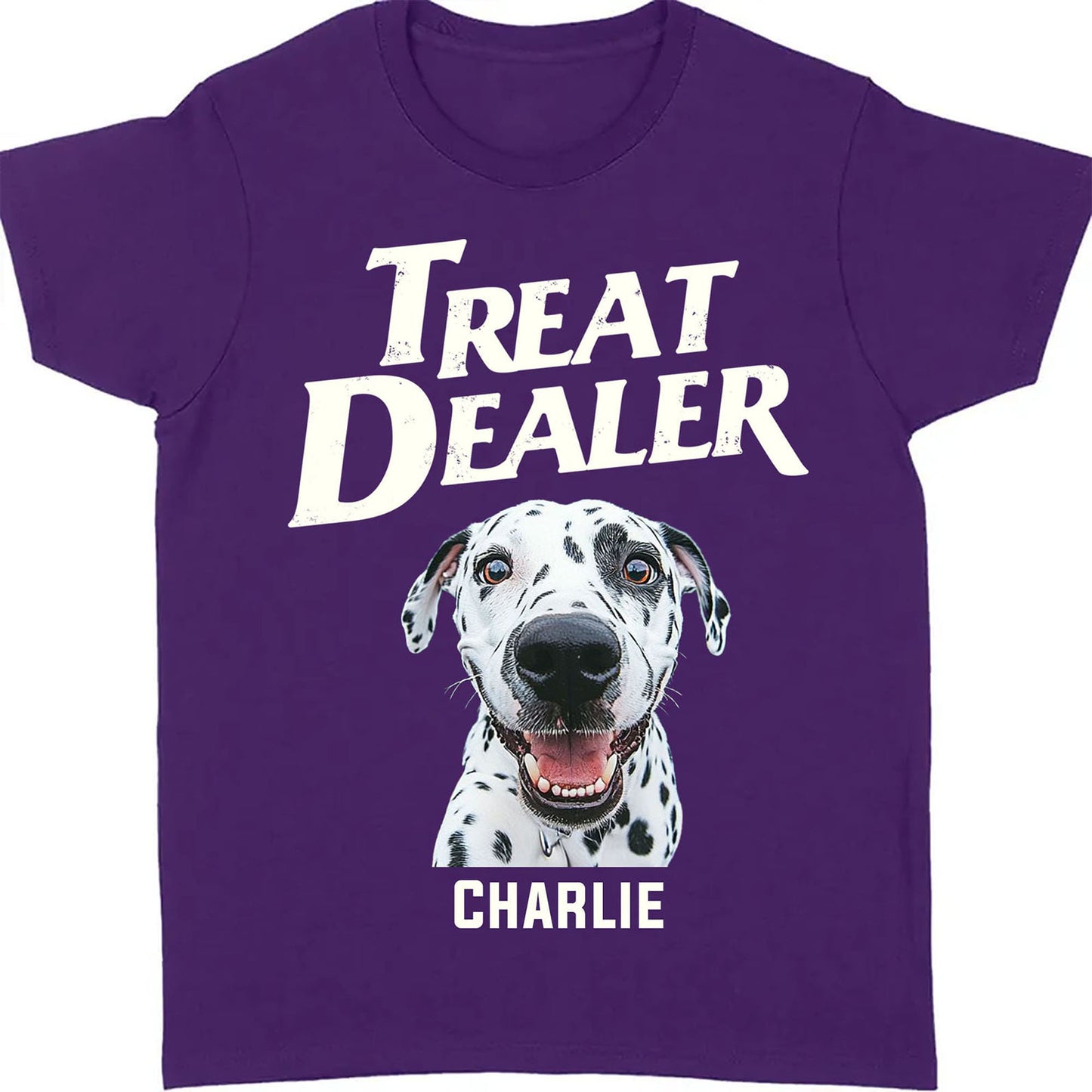 Treat Dealer Shirt, Dog Lovers Shirt, Personalized Custom Photo Dog Cat Shirt T1607