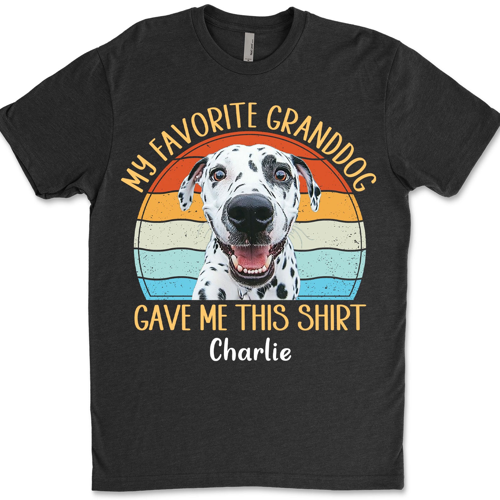 My Granddog Gave Me This Shirt, Funny Dog Grandma Grandpa Shirt, Personalized Custom Photo Dog Shirt T1608