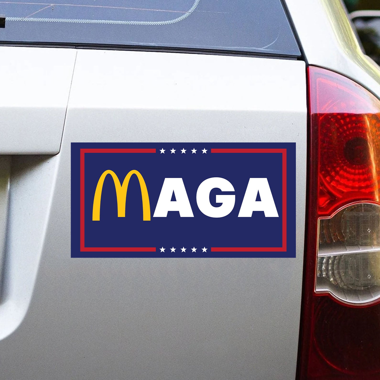 Trump MAGA Car Decal, Make America Great Again Trump McDonalds, Republican Stickers C1623 - GOP