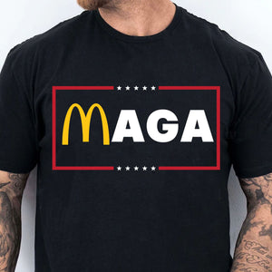 Trump MAGA Shirt | Trump McDonalds Shirt | Republican Shirt | Trump Supporter Shirt Dark T1623 - GOP