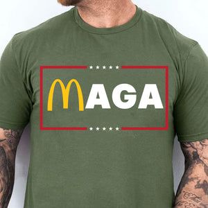 Trump MAGA Shirt | Trump McDonalds Shirt | Republican Shirt | Trump Supporter Shirt Dark T1623 - GOP