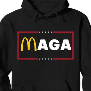 Trump MAGA Shirt | Trump McDonalds Shirt | Republican Shirt | Trump Supporter Shirt Dark T1623 - GOP