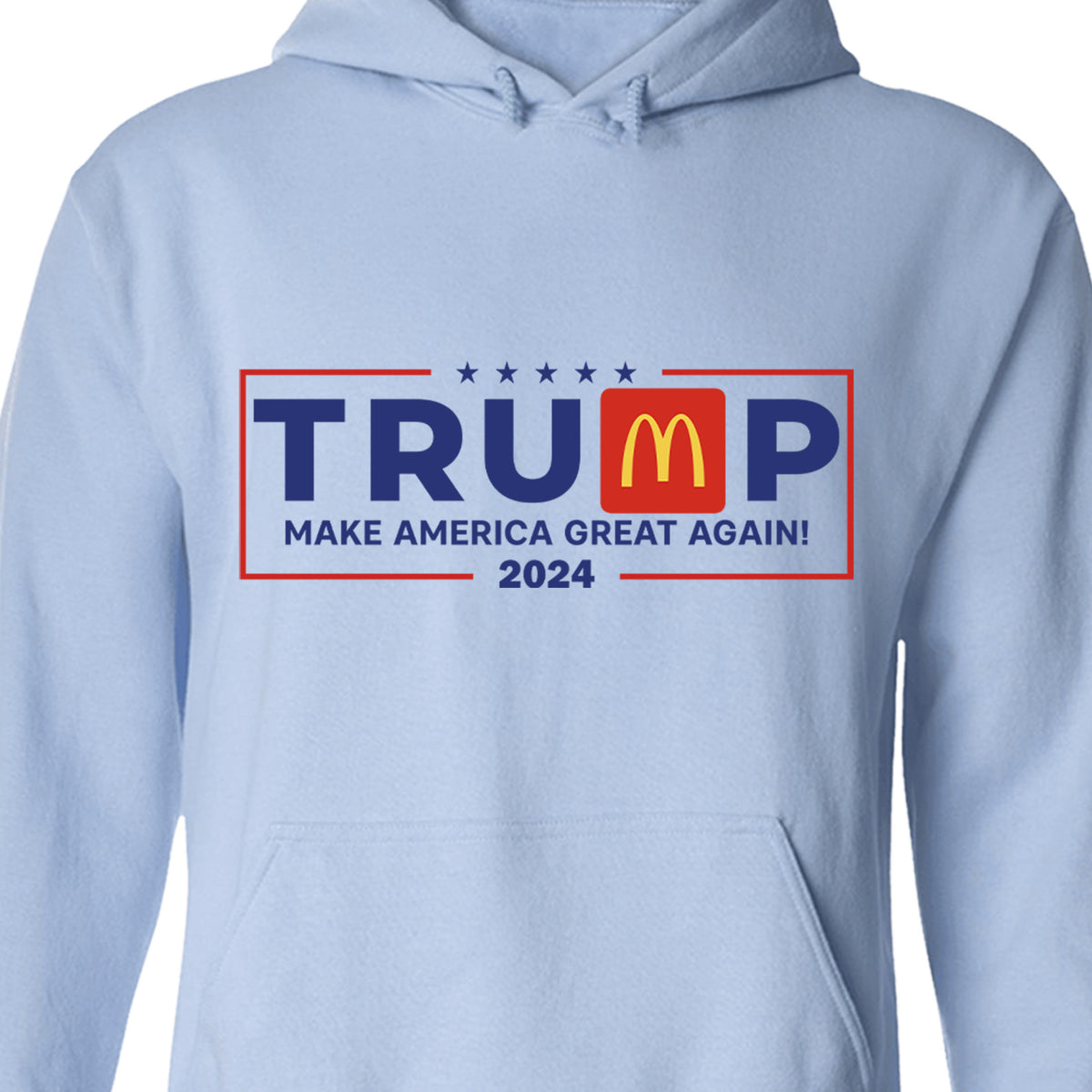 Trump Make America Great Again Sweatshirt, Trendy Trump McDonalds Sweatshirt, Trump Supporters 2024 Ugly Sweatshirt T1624 - GOP