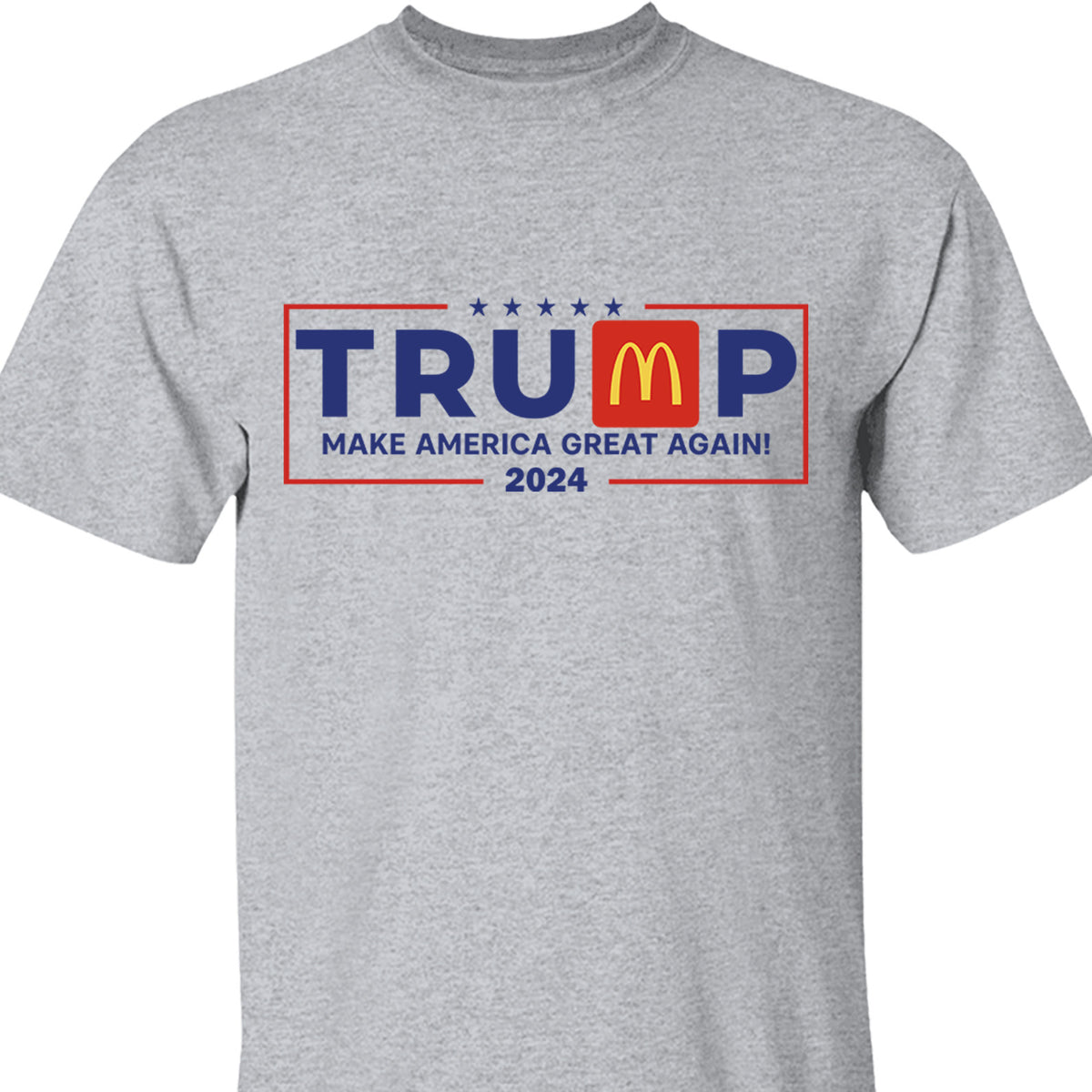 Trump Make America Great Again Sweatshirt, Trendy Trump McDonalds Sweatshirt, Trump Supporters 2024 Ugly Sweatshirt T1624 - GOP