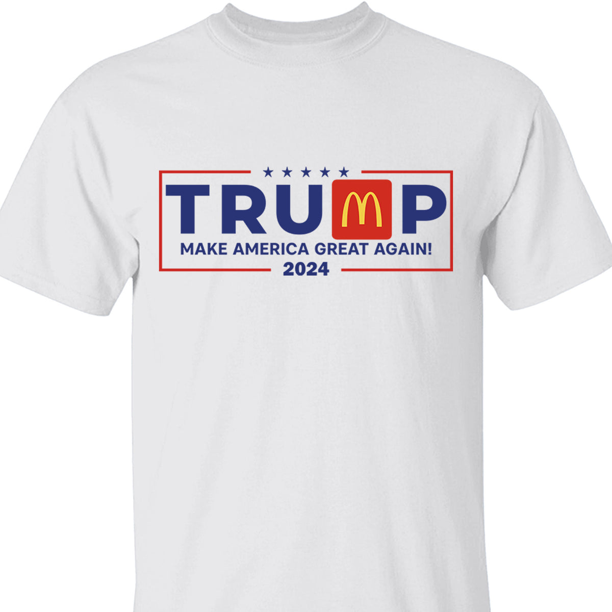 Trump Make America Great Again Sweatshirt, Trendy Trump McDonalds Sweatshirt, Trump Supporters 2024 Ugly Sweatshirt T1624 - GOP