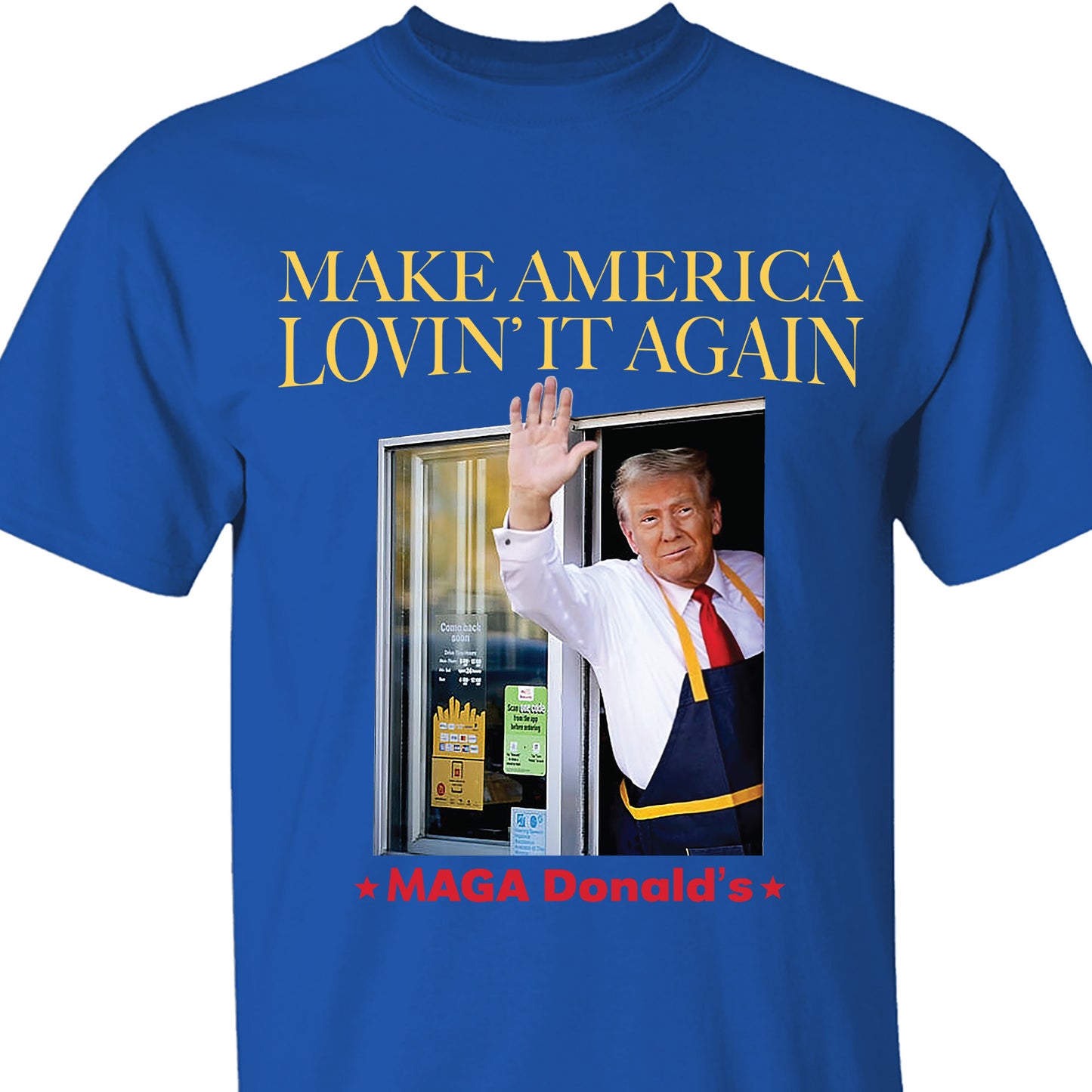Trump McDonalds Shirt | Trendy MAGA Lovin' It Shirt | Republican Shirt | Trump Supporter Shirt Dark T1629 - GOP