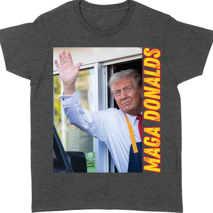 Funny Trump McDonald Shirt | Trump 2024 Shirt | Republican Shirt | Trump Supporters Shirt Dark T1630 - GOP