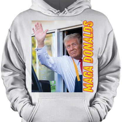 Funny Trump McDonald Shirt | Trump 2024 Shirt | Republican Shirt | Trump Supporters Shirt Dark T1630 - GOP