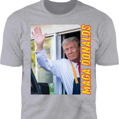 Funny Trump McDonald Shirt | Trump 2024 Shirt | Republican Shirt | Trump Supporters Shirt Dark T1630 - GOP