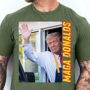 Funny Trump McDonald Shirt | Trump 2024 Shirt | Republican Shirt | Trump Supporters Shirt Dark T1630 - GOP