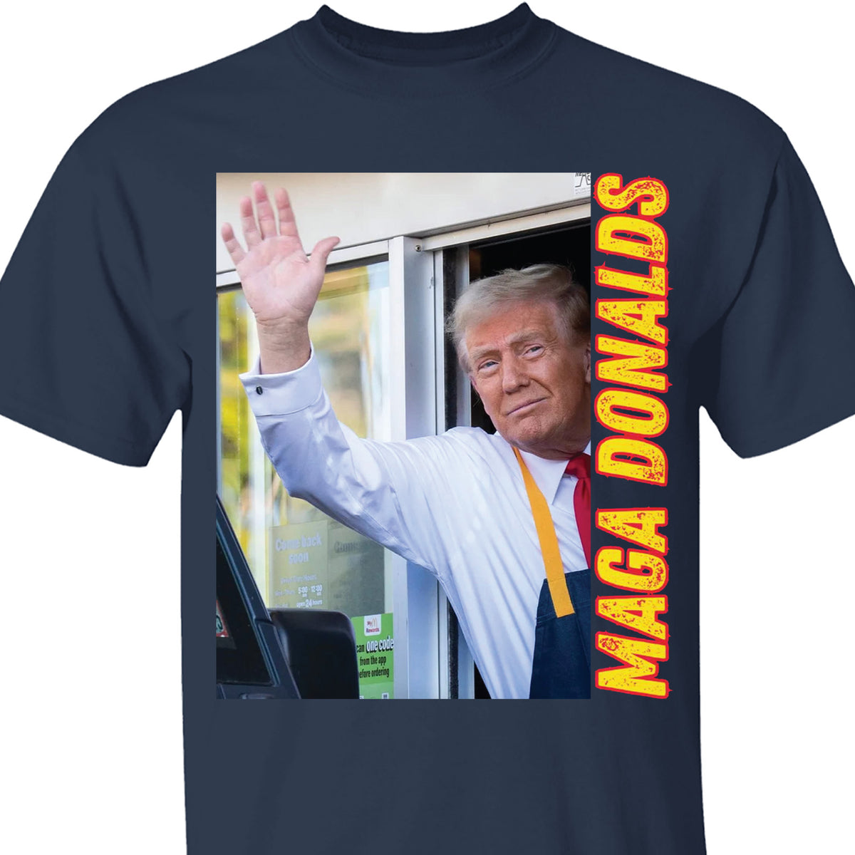 Funny Trump McDonald Shirt | Trump 2024 Shirt | Republican Shirt | Trump Supporters Shirt Dark T1630 - GOP