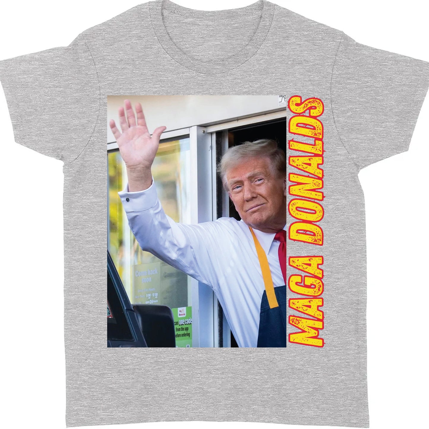 Funny Trump McDonald Shirt | Trump 2024 Shirt | Republican Shirt | Trump Supporters Shirt Dark T1630 - GOP