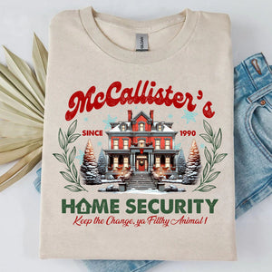 McCallister's Christmas Movie Shirt, Christmas 90's Movie Sweater, Funny Christmas Sweatshirt T1635