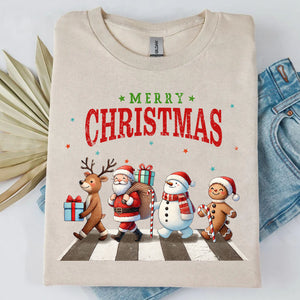 Merry Christmas Shirt, Cute Christmas Elements Sweater, Xmas Holiday Sweatshirt T1641