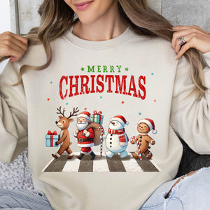 Merry Christmas Shirt, Cute Christmas Elements Sweater, Xmas Holiday Sweatshirt T1641