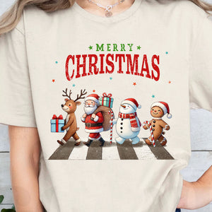 Merry Christmas Shirt, Cute Christmas Elements Sweater, Xmas Holiday Sweatshirt T1641