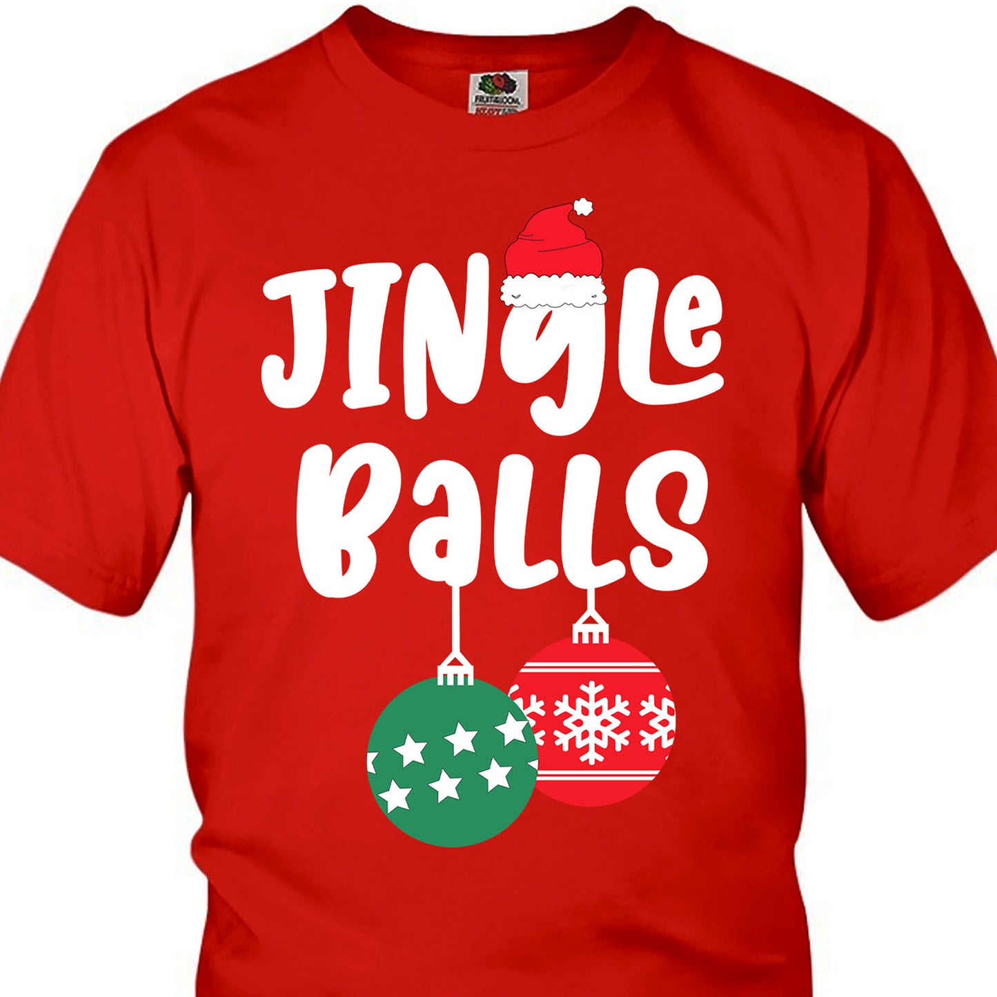 Jingle Balls Tinsel Tits Shirt, Couple Matching Christmas Shirt, Personalized Custom Couple Sweatshirt T1645