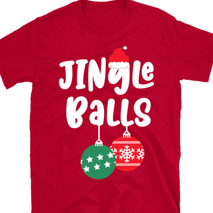 Jingle Balls Tinsel Tits Shirt, Couple Matching Christmas Shirt, Personalized Custom Couple Sweatshirt T1645