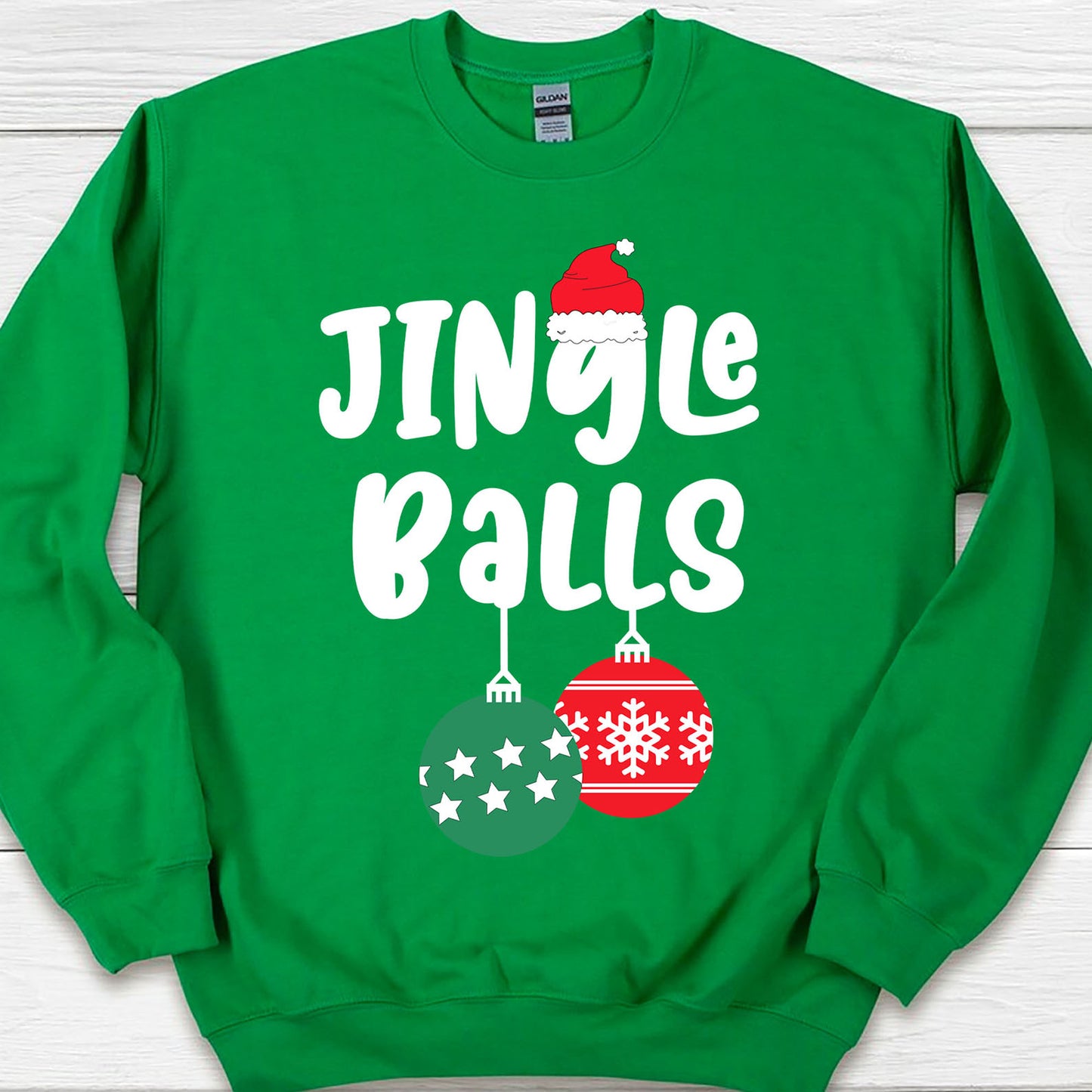 Jingle Balls Tinsel Tits Shirt, Couple Matching Christmas Shirt, Personalized Custom Couple Sweatshirt T1645