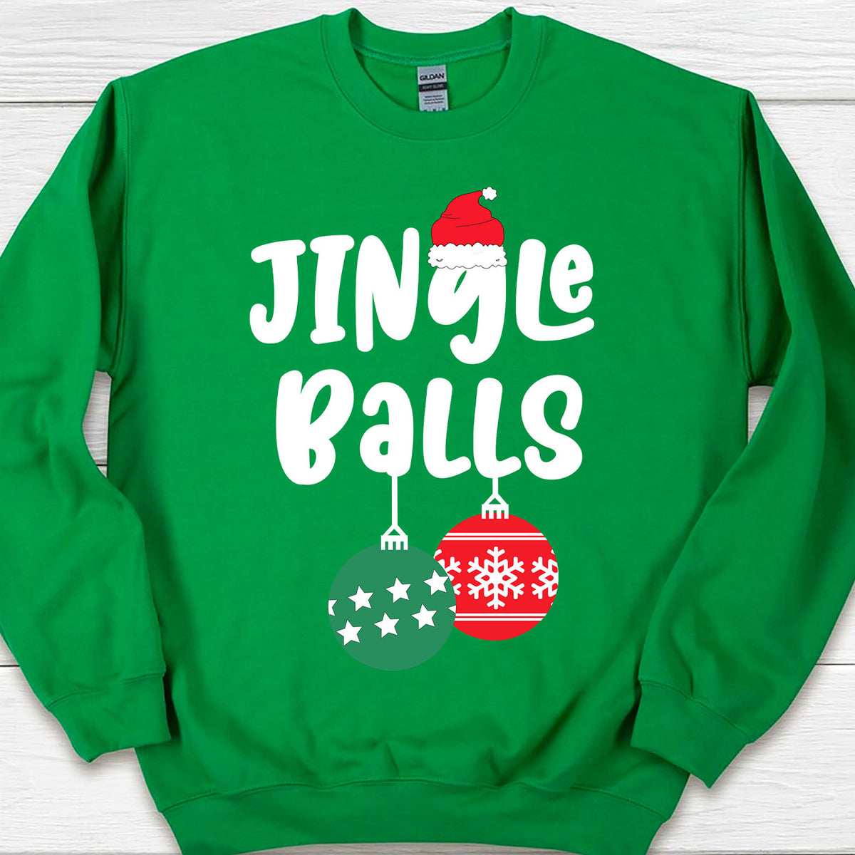 Jingle Balls Tinsel Tits Shirt, Couple Matching Christmas Shirt, Personalized Custom Couple Sweatshirt T1645