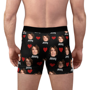 Custom Photo World's Greatest Cock | Live Preview Custom Face Photo Boxer Briefs | Funny Personalized Gift Ideas for Husband, Boyfriend, Valentines Day 681646